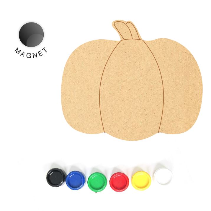 DIY MDF Fridge Magnet - Pumpkin