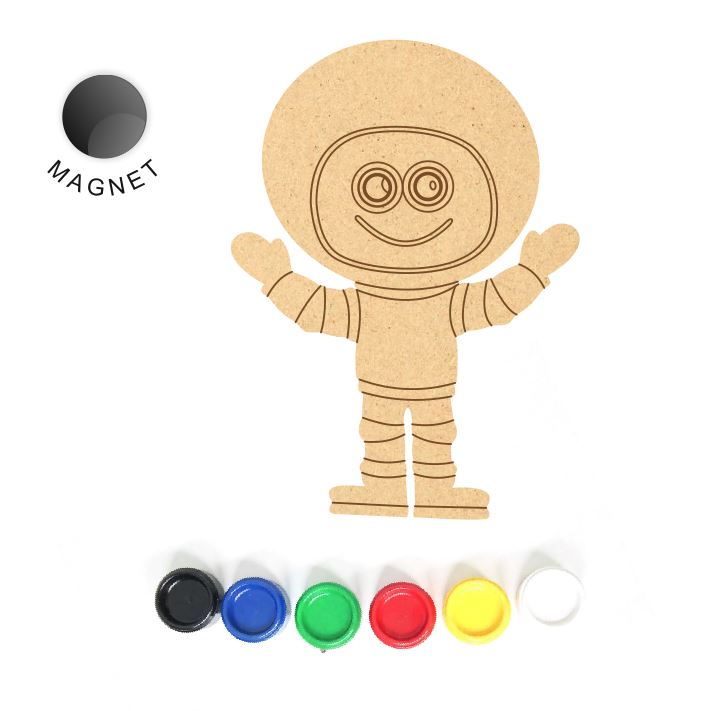 DIY MDF Fridge Magnet - Astronaut