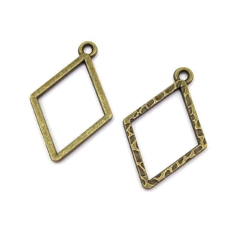 Diamond Shape Bezels