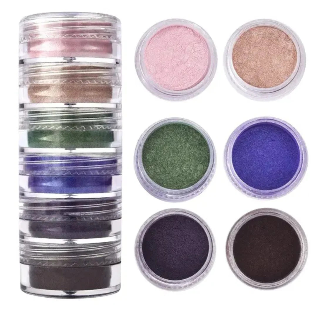 6-in-1 Premium Mica Powder Set