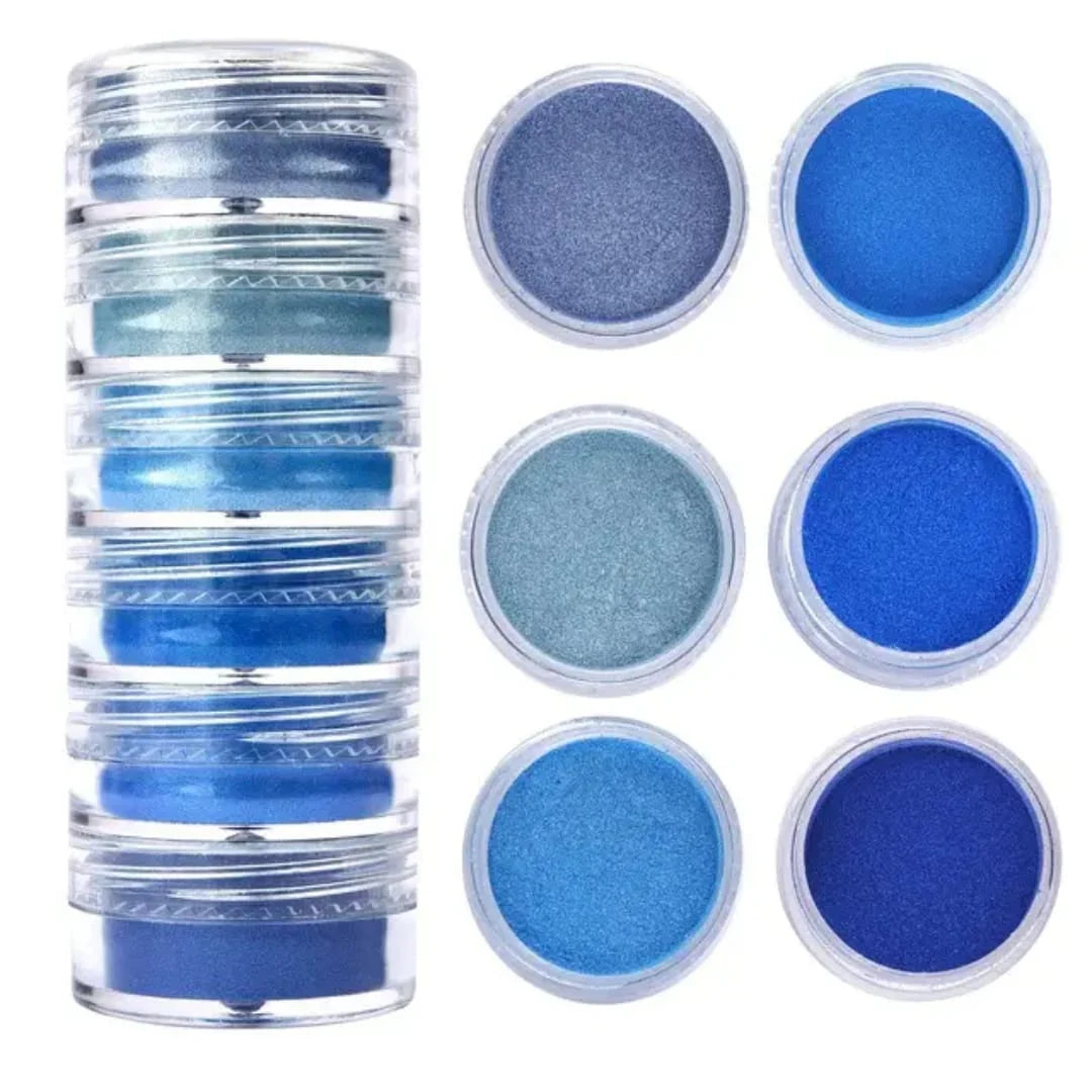 6-in-1 Premium Mica Powder Set