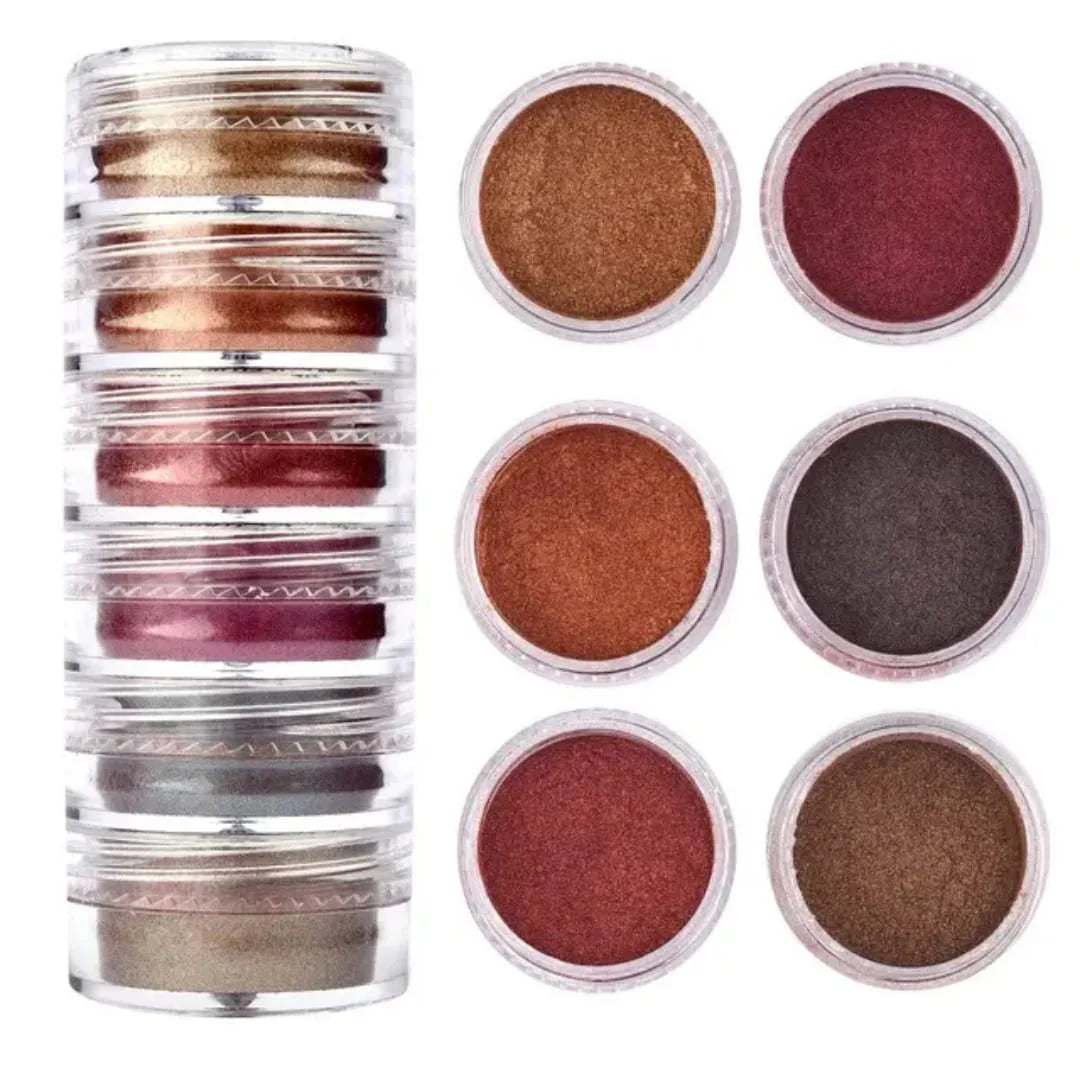 6-in-1 Premium Mica Powder Set