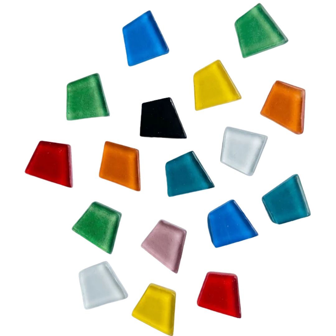 Irregular glossy trapezoid Mosaic Tiles, 100g