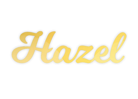 Acrylic Name Cutout