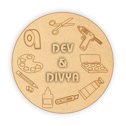 Kids Name Plate - Art