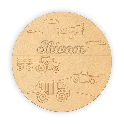 Kids Name Plate - Farm Life