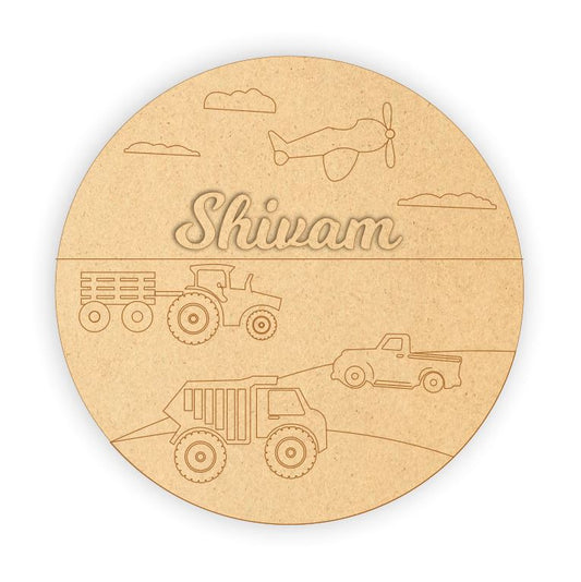 Kids Name Plate - Farm Life