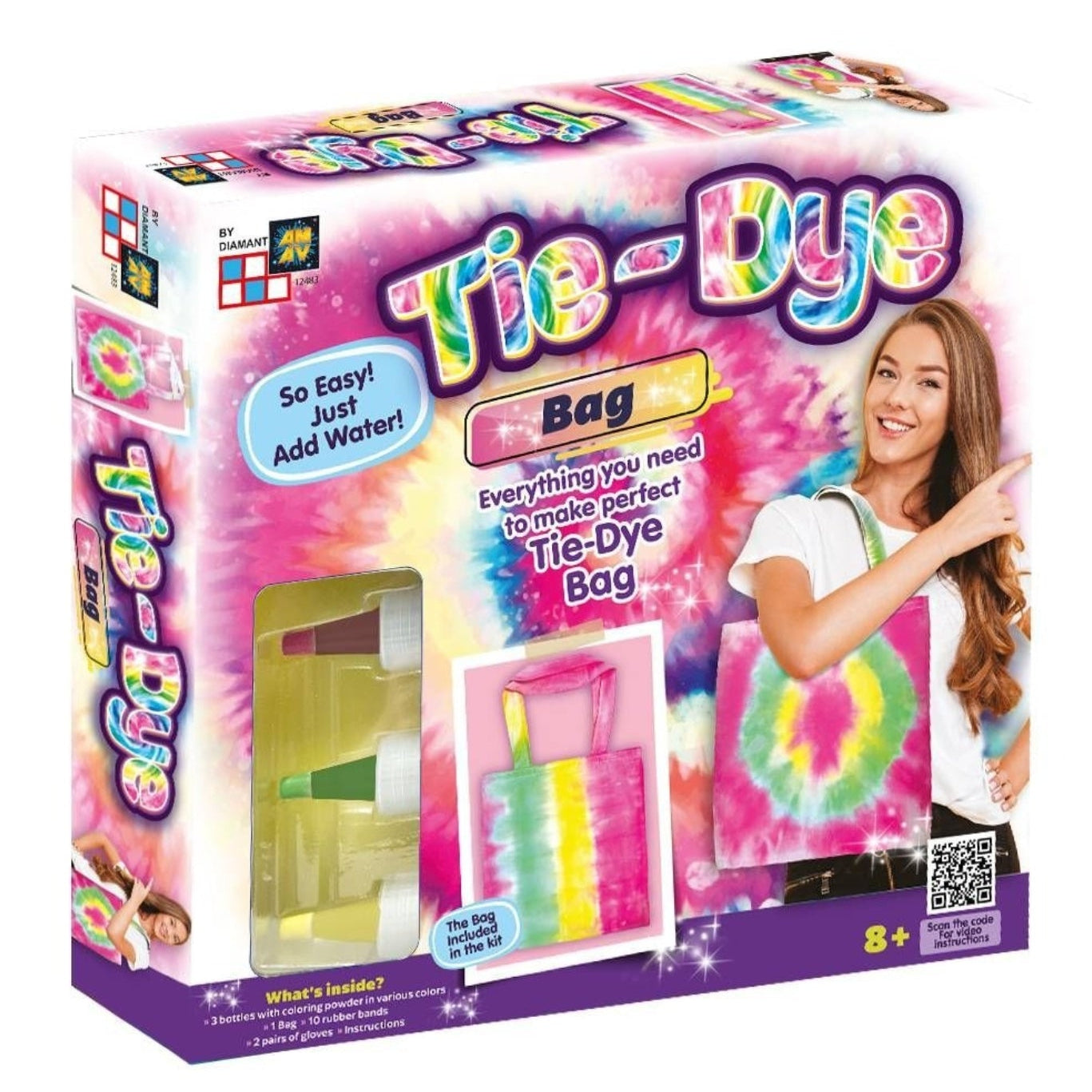 Over the Shoulder Tie and Dye Bag Kit