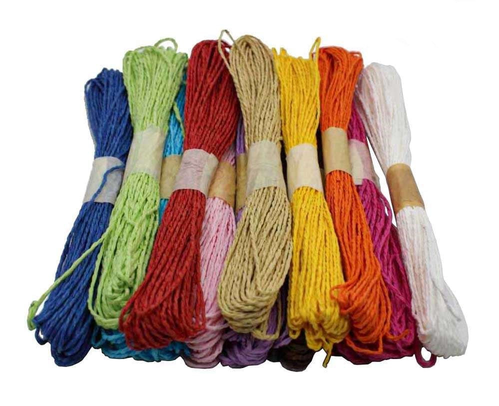 Paper Thread 20m, 12 Colours Set