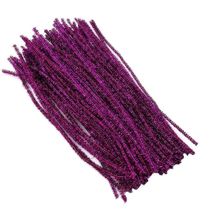 Glitter Pipe Cleaners, 100pcs