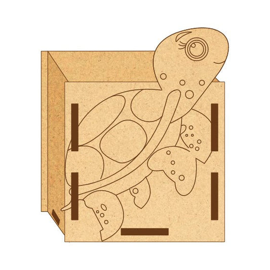 MDF Pen Stand Turtle