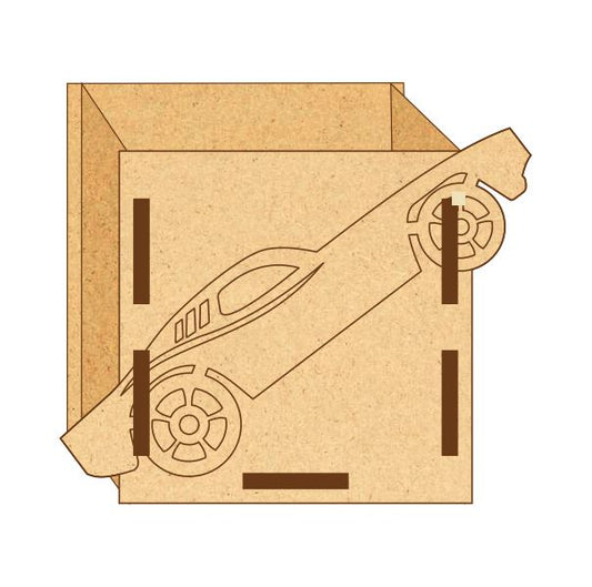 MDF Pen Stand Car