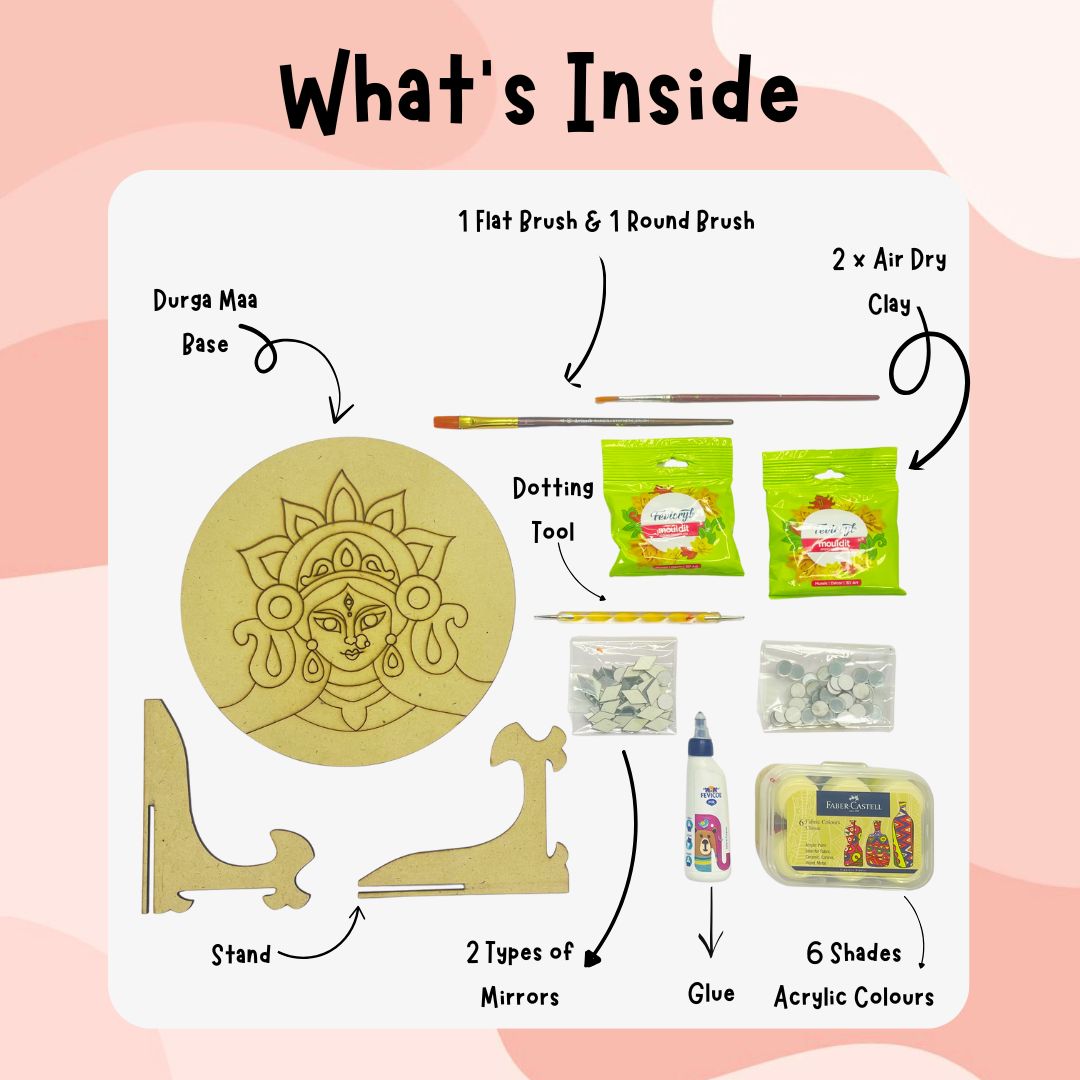 Durga Maa Lippan Art Kit