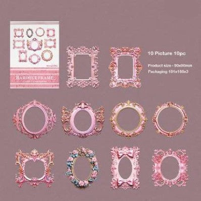 Baroque Frame Retro Paper