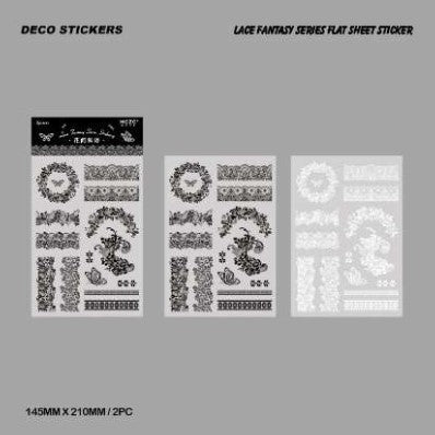 Fantasy Series Lace Stickers