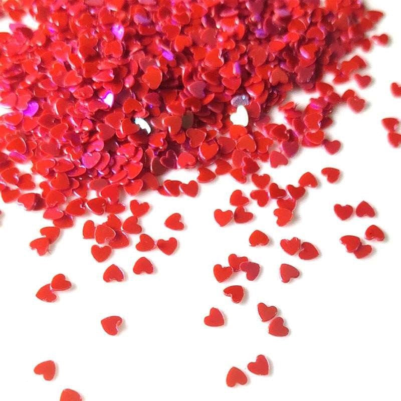 Heart Sequins 3mm, 10g