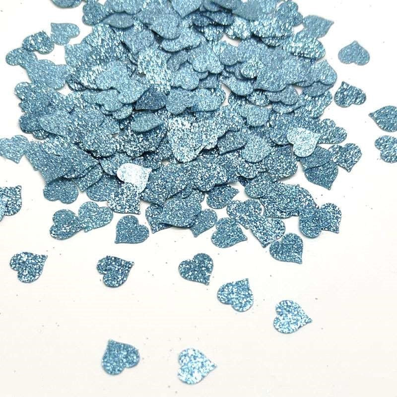 Glitter Heart Sequins 7mm, 10g