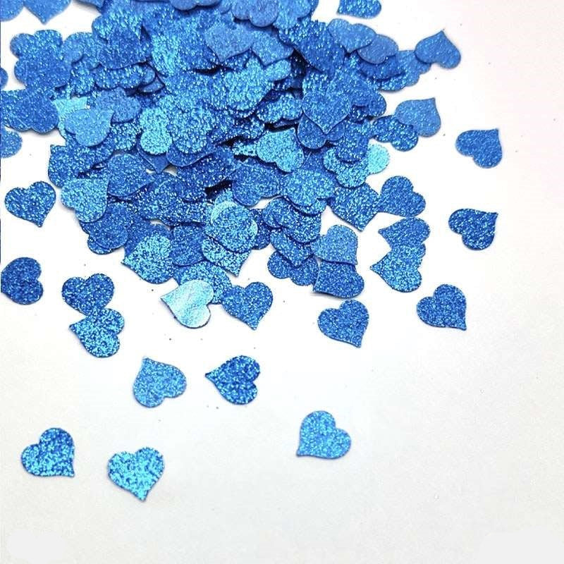 Glitter Heart Sequins 7mm, 10g