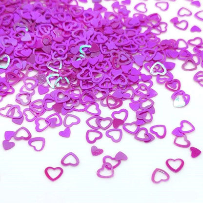 Heart Ring Sequins 6mm, 10g
