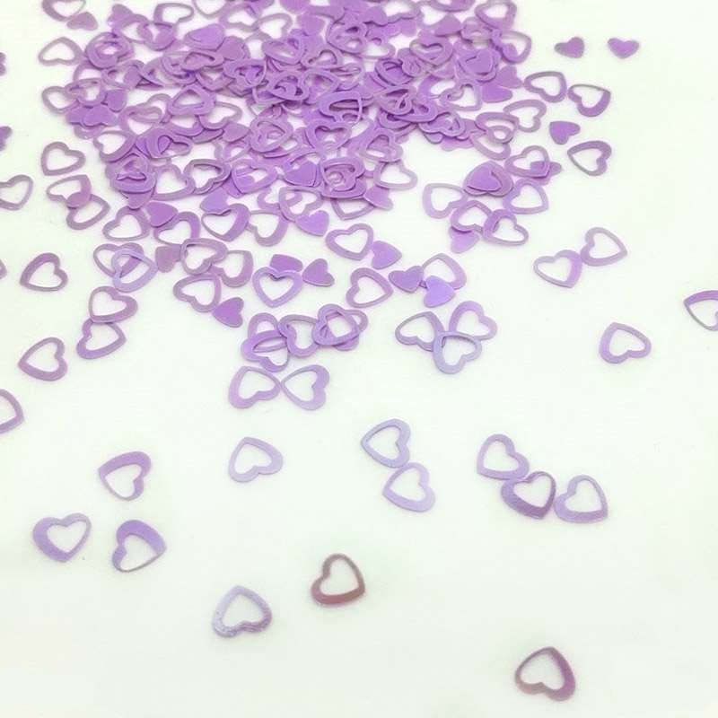 Heart Ring Sequins 6mm, 10g