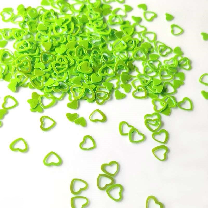 Heart Ring Sequins 6mm, 10g