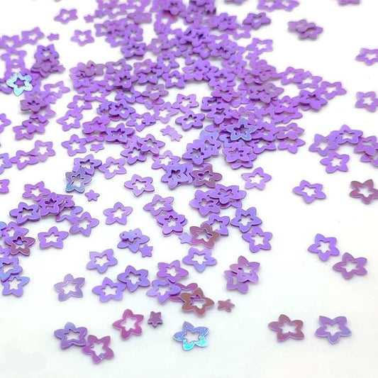 Star Flower Sequins 7mm, 10g