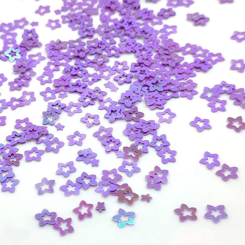 Star Flower Sequins 7mm, 10g