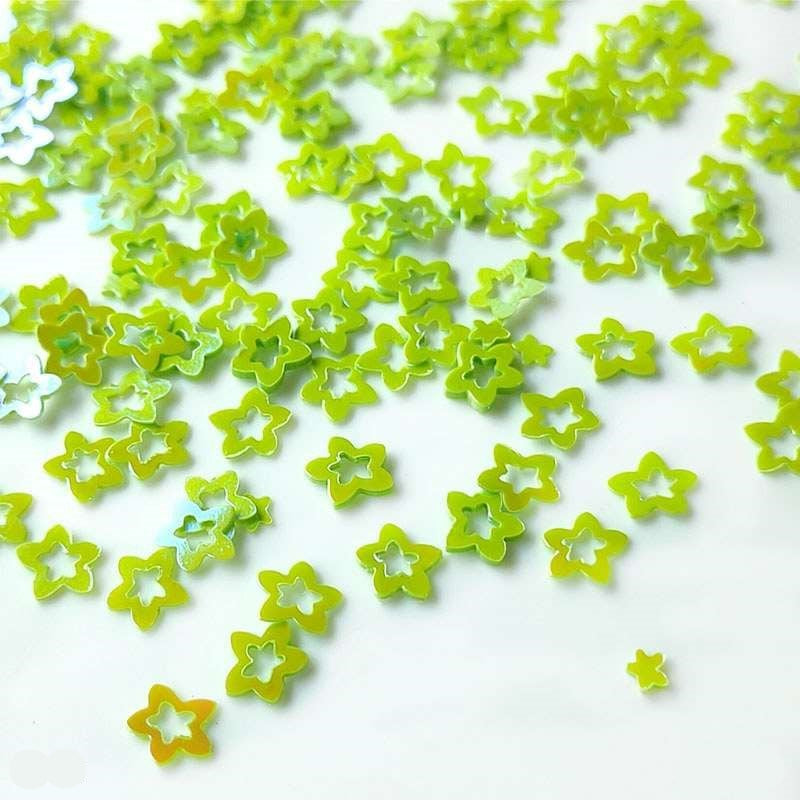 Star Flower Sequins 7mm, 10g