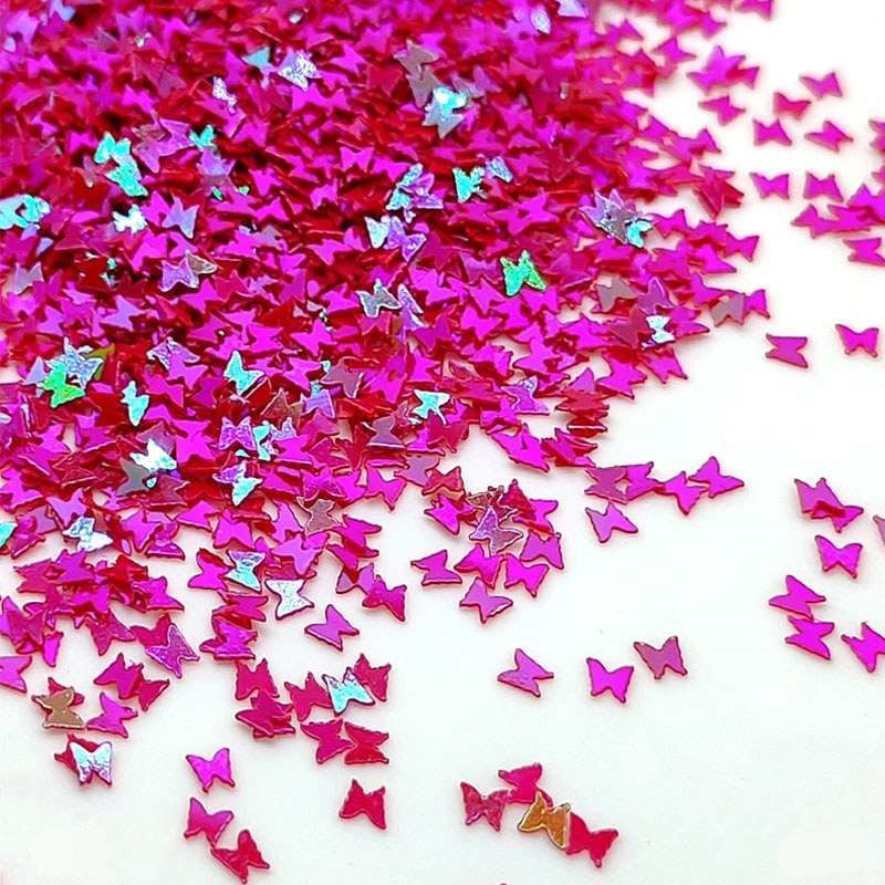 Butterfly Sequins 3mm, 10g