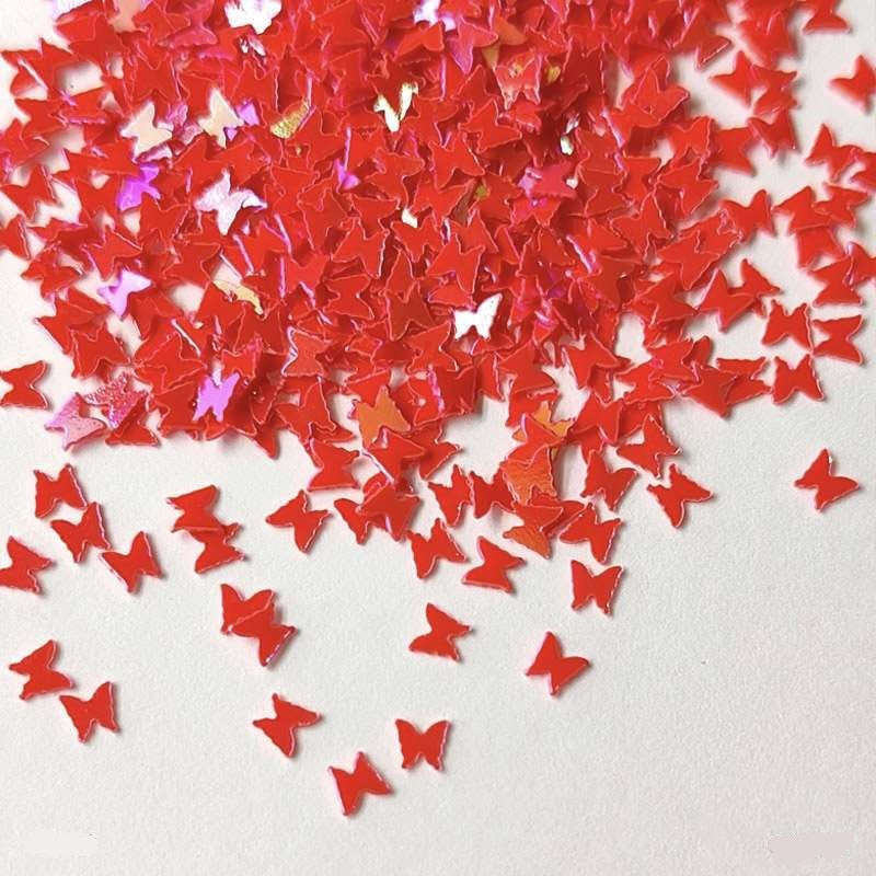 Butterfly Sequins 3mm, 10g