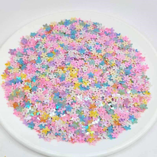 Flower Sequins 10mm , 10g