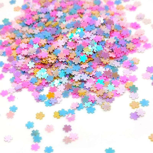 Flower Sequins 4mm , 10g