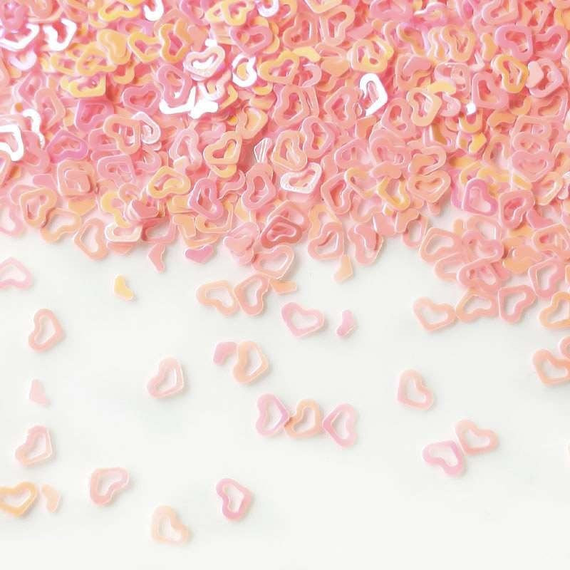 Heart Ring Sequins 4mm, 10g