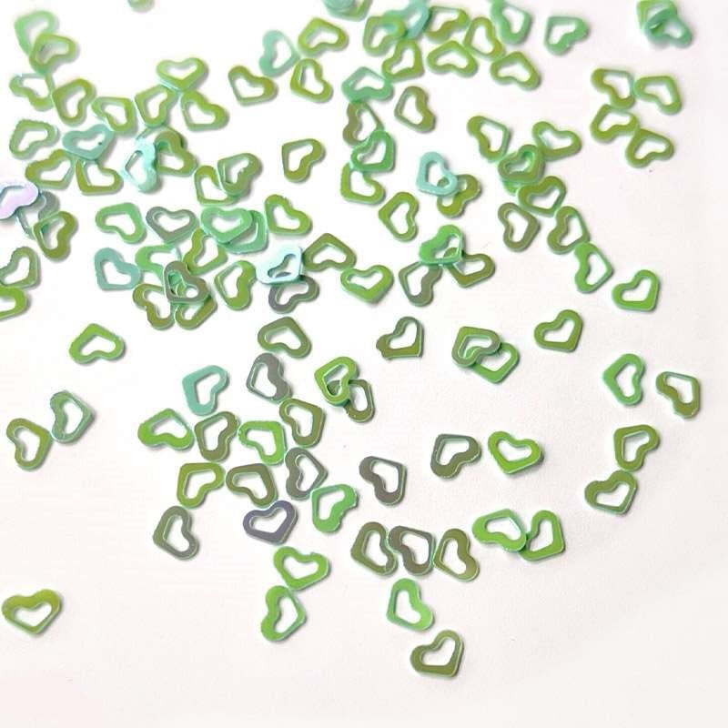 Heart Ring Sequins 4mm, 10g