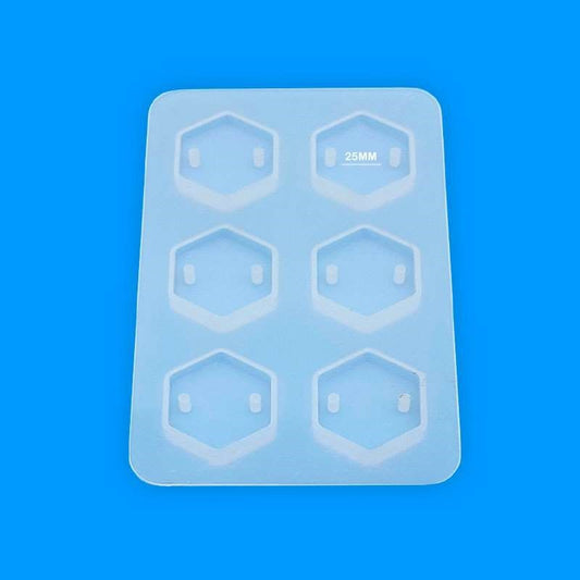Hexagonal Rakhi Silicon Mould