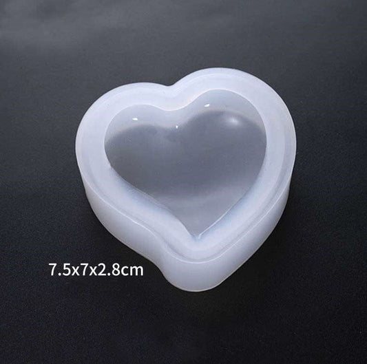 3D Heart Shape Silicon Mould