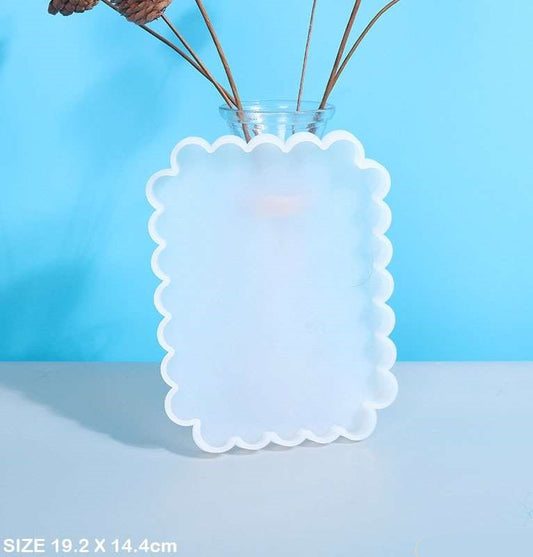 Scalloped Rectangular Silicon Mould