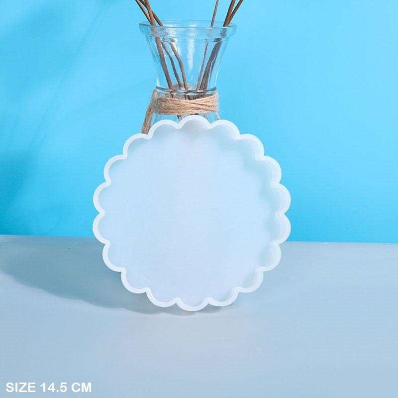 Scalloped Circle Silicon Mould