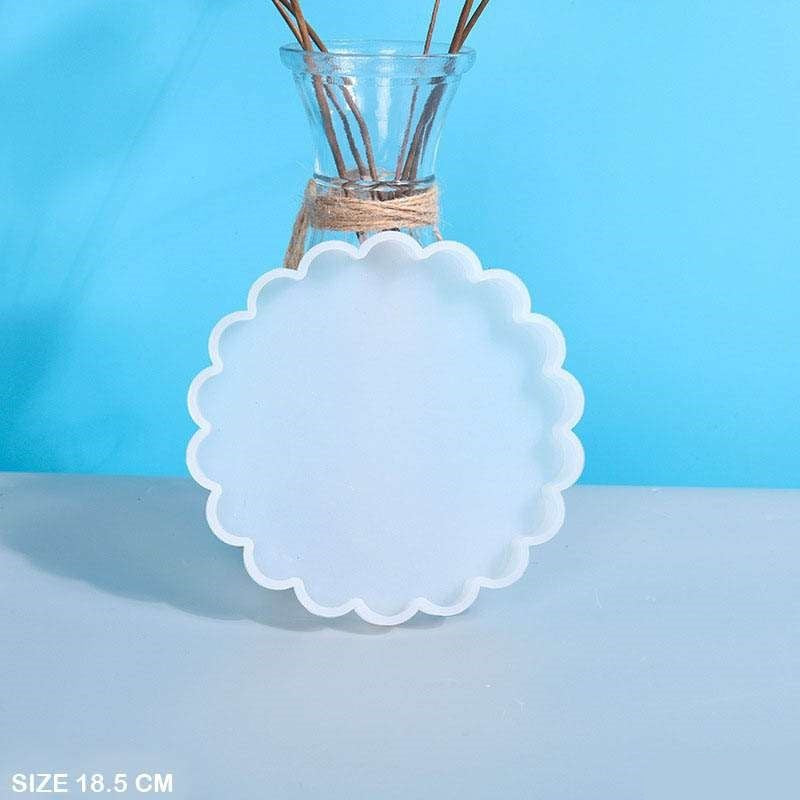 Scalloped Circle Silicon Mould