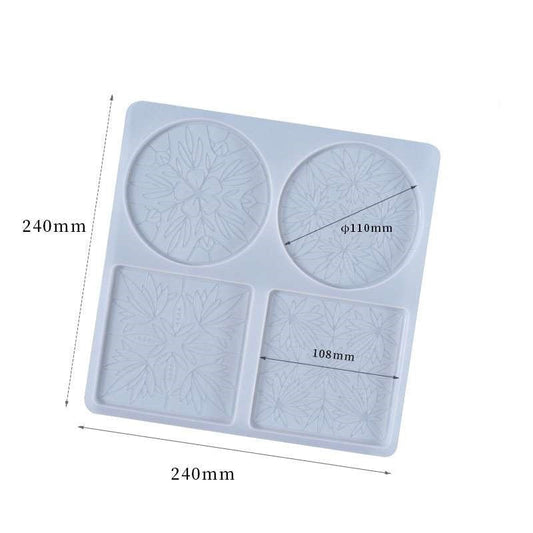 Mandala Carved Coaster Silicon Mould