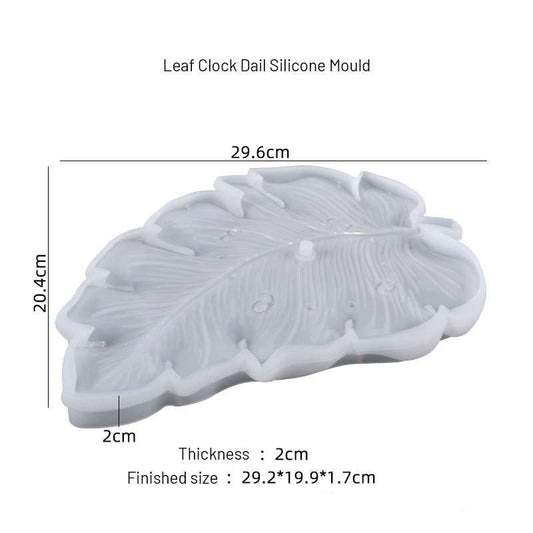 Leaf Clock Dial Silicon Mould