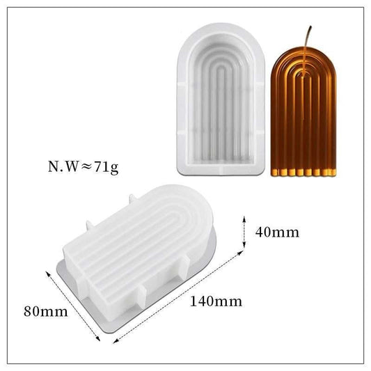 Candle Silicon Mould