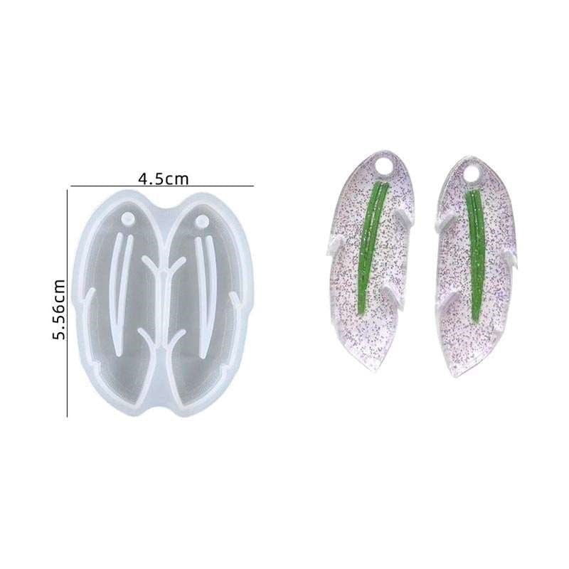 Leaf Earring Silicon Mould