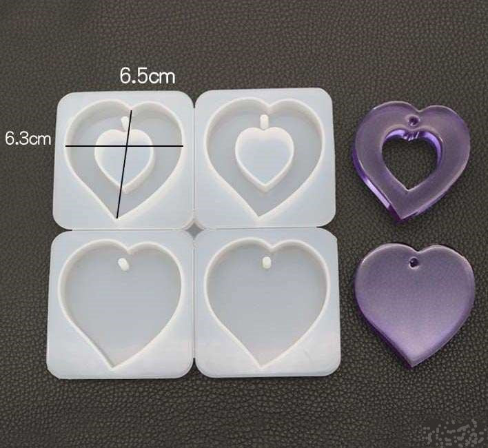 Heart Earring Silicon Mould