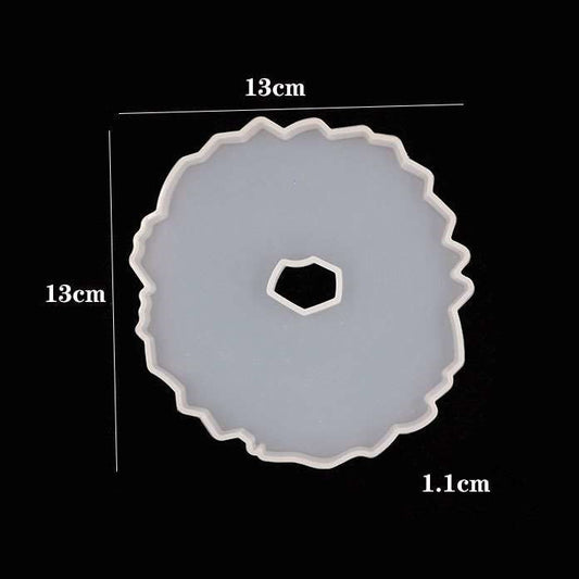 Agate Coaster Silicon Mould