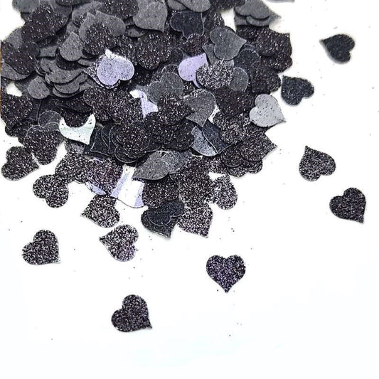 Glitter Heart Sequins 7mm, 1kg