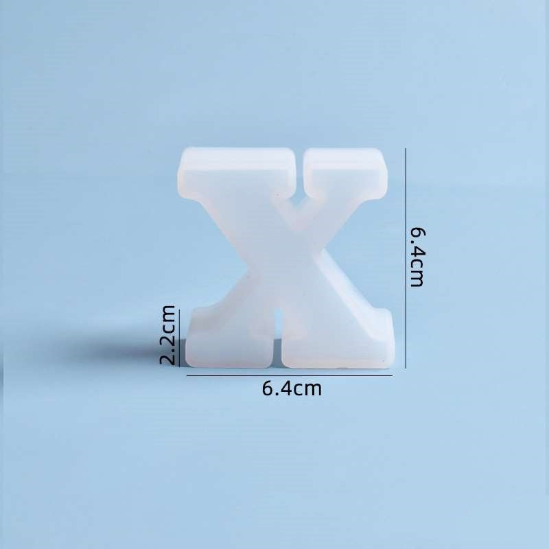 'X' Letter Silicon Mould