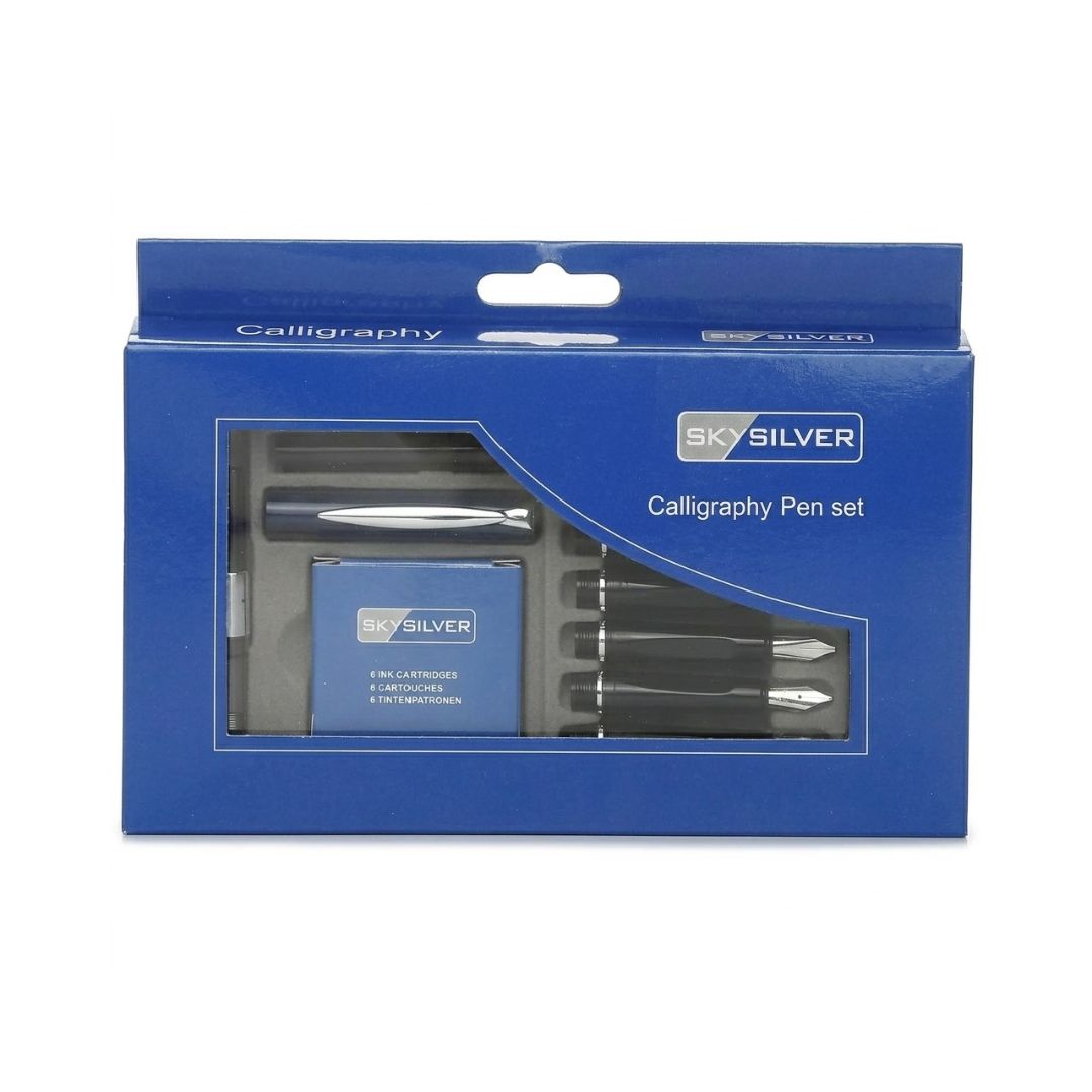 SKYGOOD Calligraphy Set - 6 Nibs and 6 Ink Cartridges