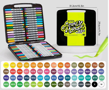 STA Acrylic Paint Markers Set