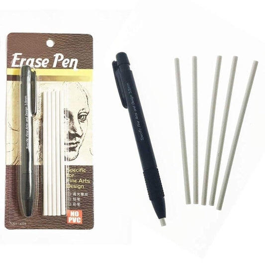 STL Eraser Pen with 5 Refills